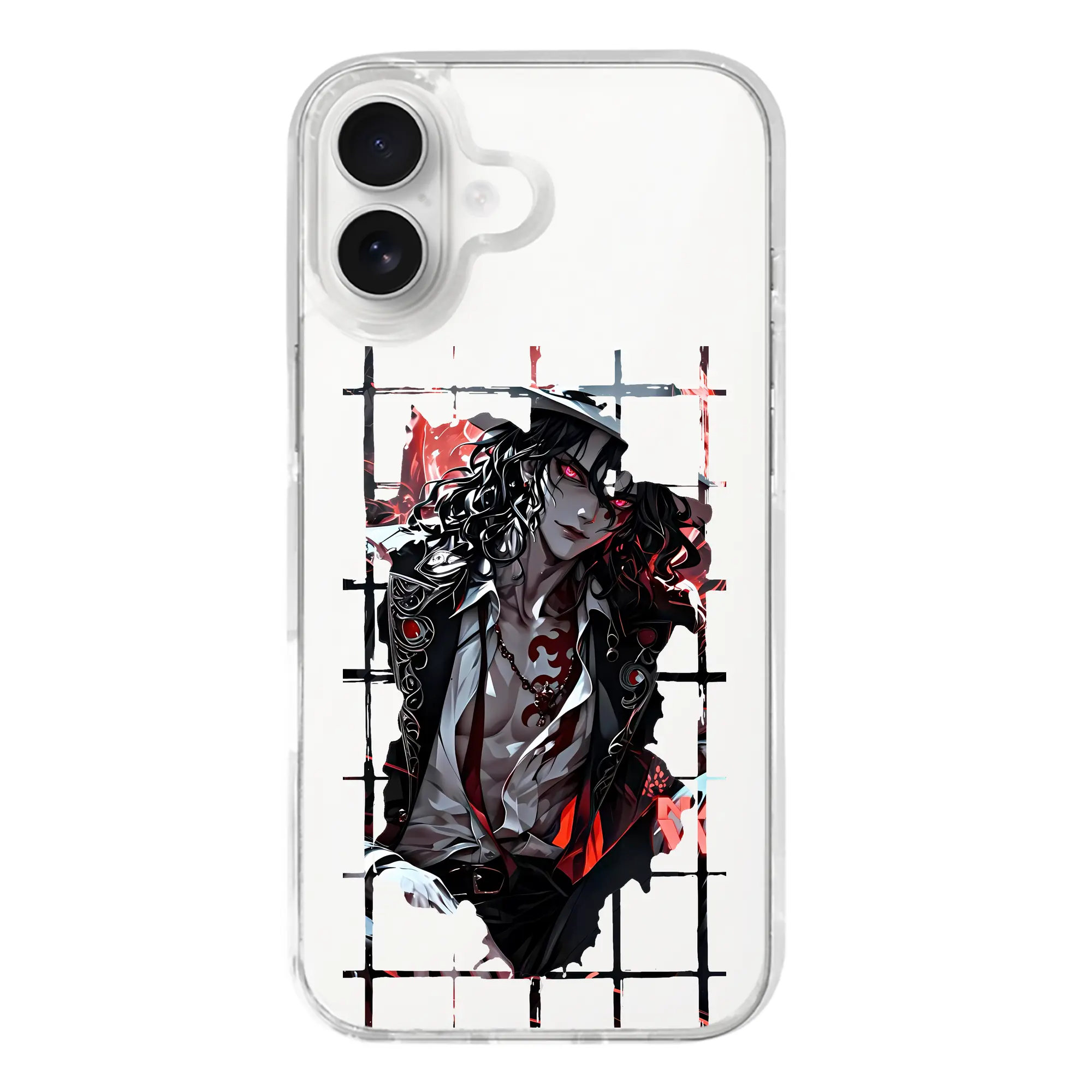 鬼滅の刃 グッズ,鬼舞辻 無惨 - iPhone 17シリーズ 透明スマホケース – 薄型・耐衝撃・精密フィット保護カバー